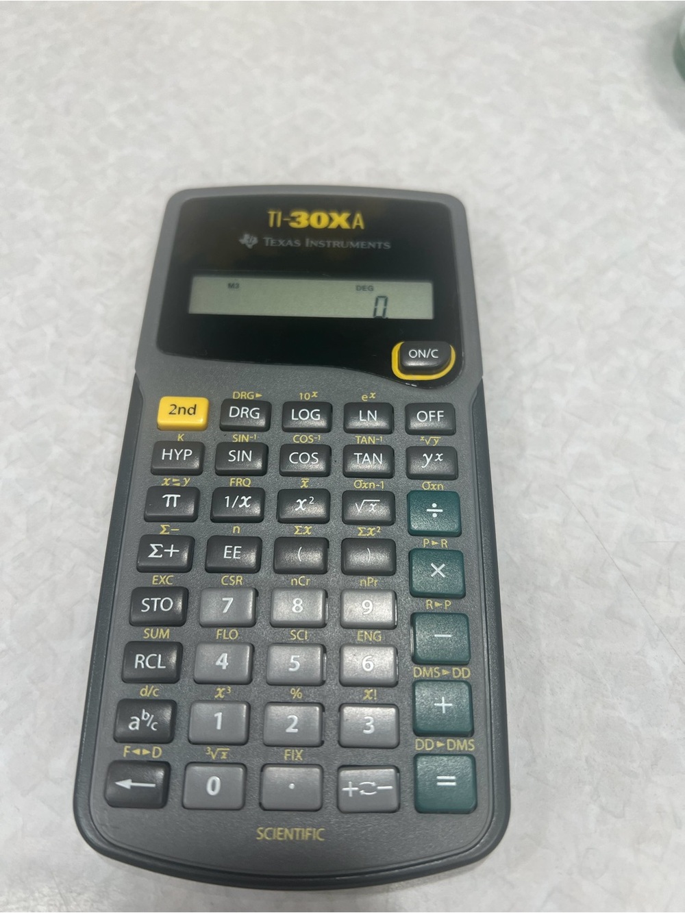 Texas Instruments TI-30XA Scientific Calculator - Black